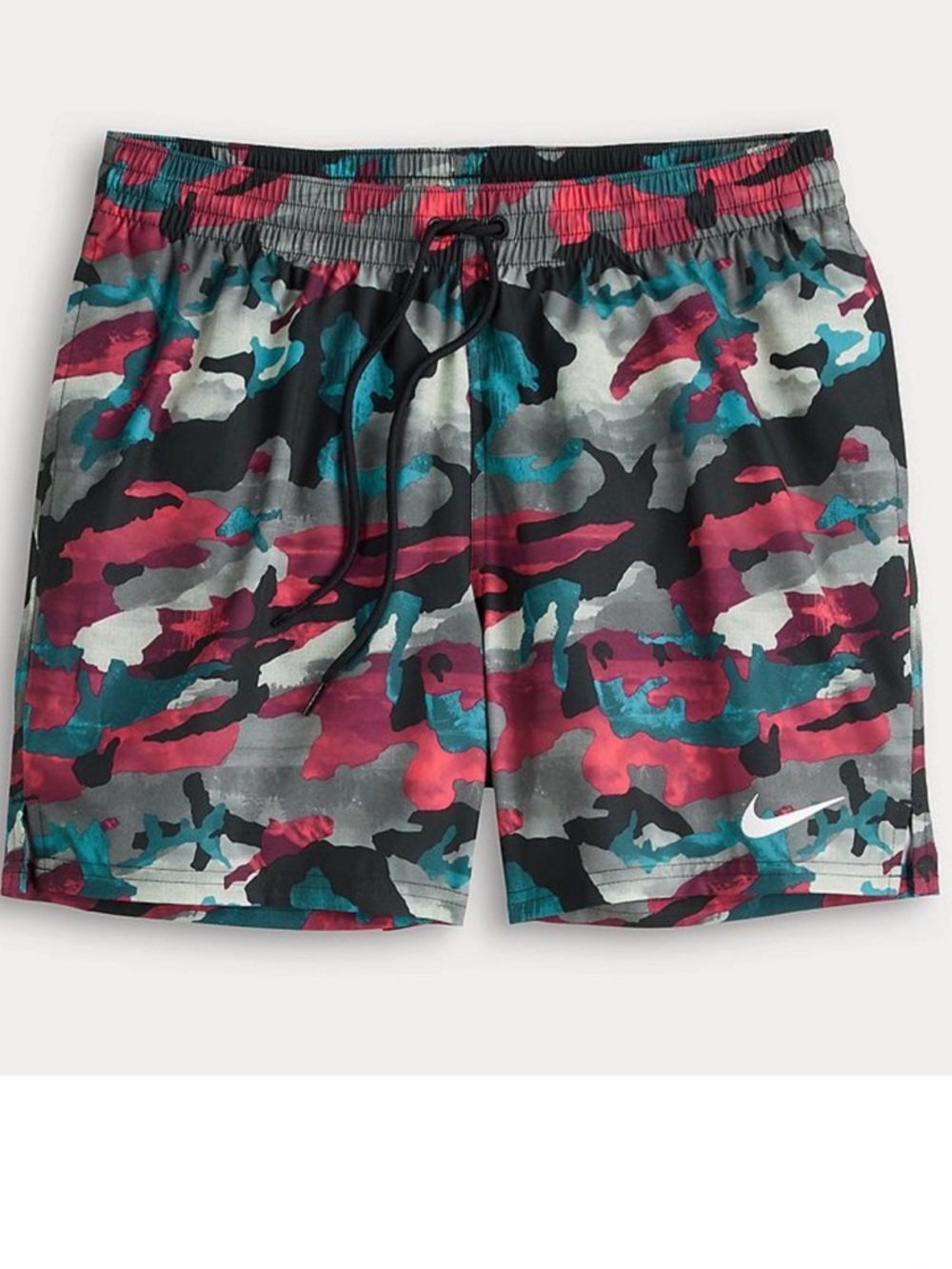 Nike Men's 5" Red Camoflage Volley Shorts Swim Trunks - L | XXL NEW